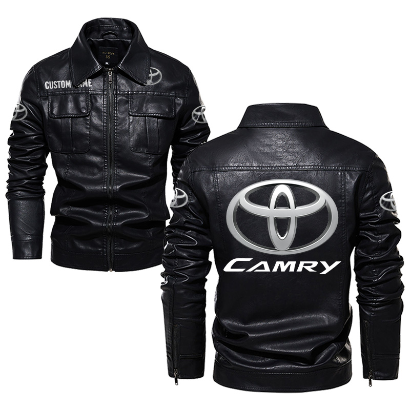 Toyota Camry Leather jackets, black and brown vintage style, customize ...