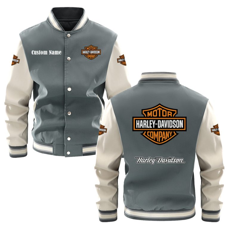 Harley Davidson Varsity Jacket, Baseball jacket, Letterman Jacket ...