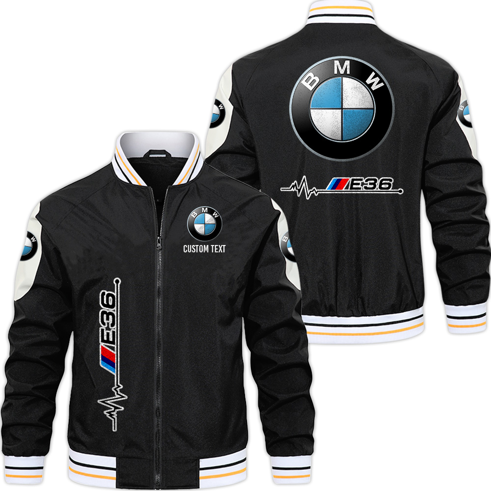 Bmw e36 Varsity Jacket, Zipper Jackets Customize Name, Customize Logo ...