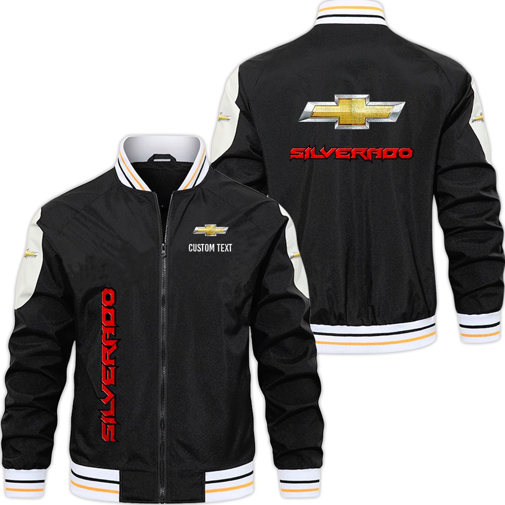 Chevy Silverado Varsity Jacket, Zipper Jackets Customize Name ...