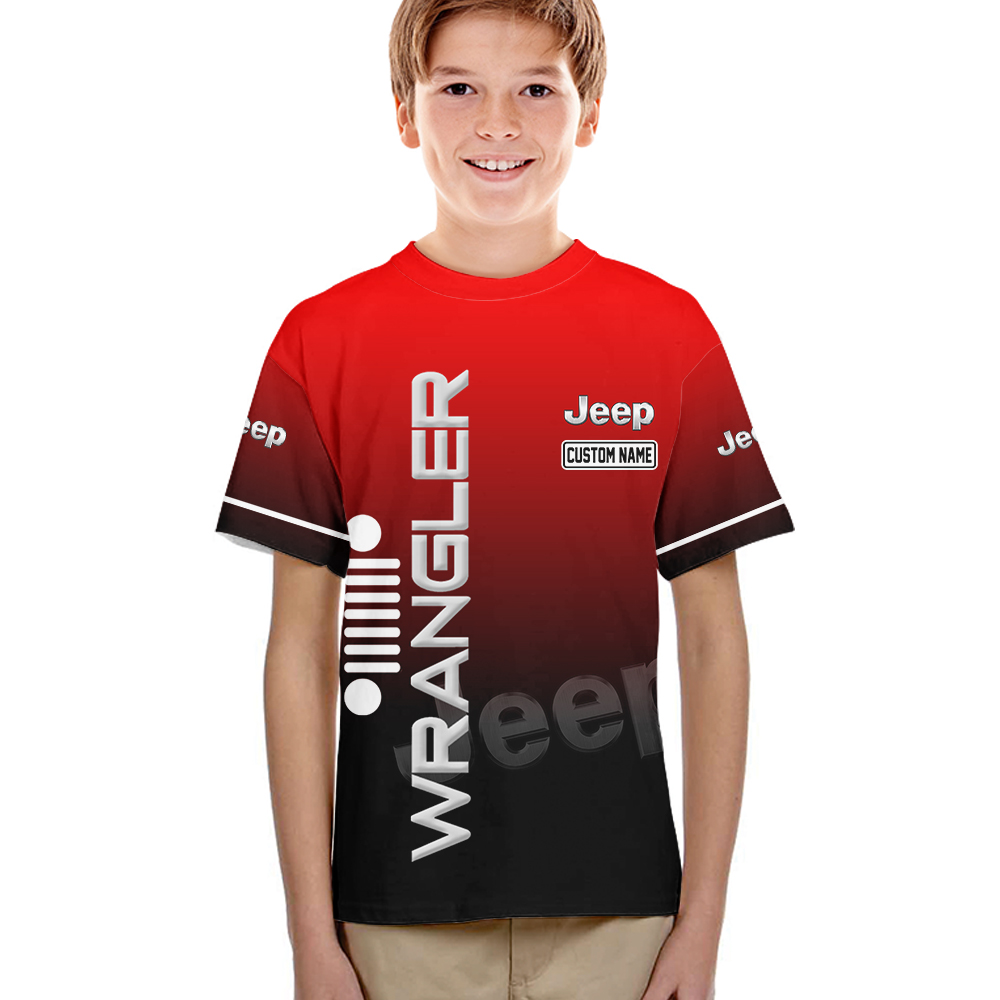 Jeep wrangler Kid’s T-shirt Customize Name, Customize Logo Car or ...